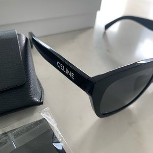 CELINE women’s monochrome square sunglasses 56mm